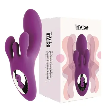 FeelzToys TriVibe Purple Multi-Motor Intimate Massager 169mm