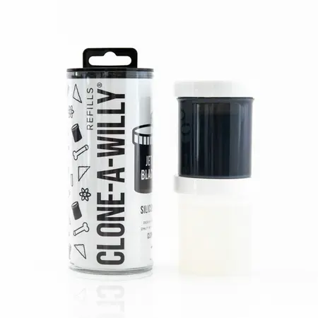 Clone-A-Willy Jet Black Silicone Refill - Extra Molding Material 113g