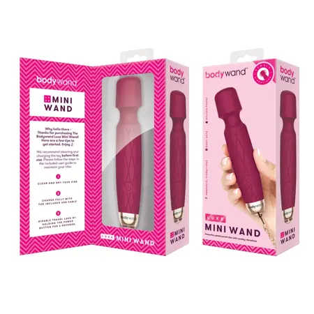 Bodywand Luxe Mini USB Wand Pink - Compact Rechargeable Massager