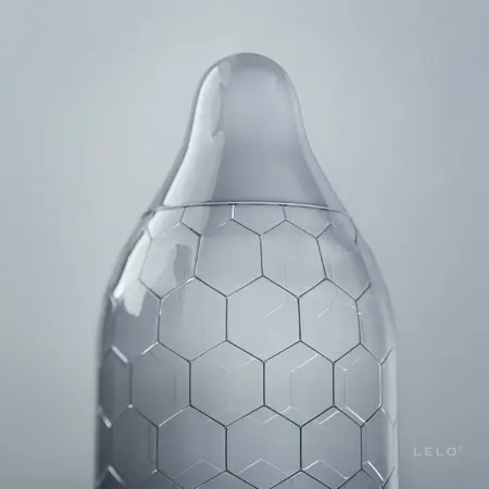 LELO HEX Original 36-Pack Condoms - Hexagonal Structure, Standard Size