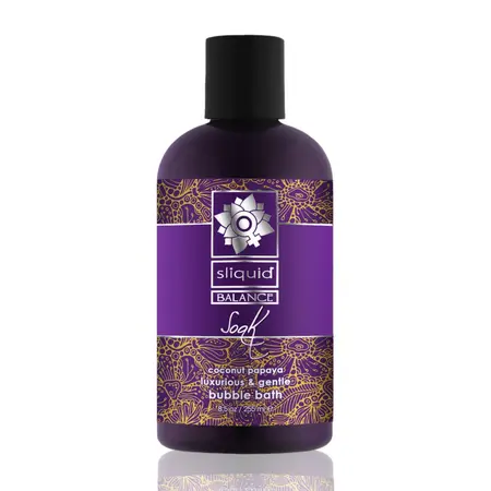 Sliquid Balance Soak Coconut Papaya Bath Formula 255ml Vegan Care