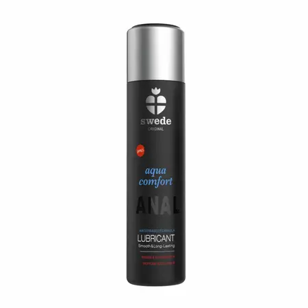 Swede Aqua Comfort Anal Water-Based Lubricant 120ml, pH Balanced