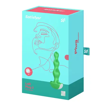 Satisfyer Lolli Plug 2 Green - Dual Motor Silicone Anal Plug