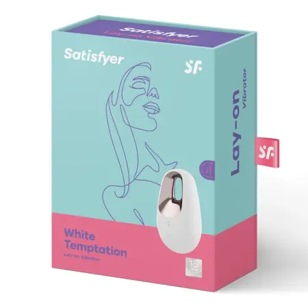 Satisfyer White Temptation Compact Intimate Stimulator USB Rechargeable