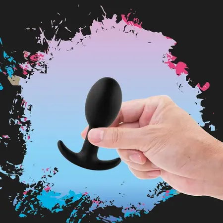 FeelzToys Plugz Black No. 3 Silicone Anal Plug 9 cm Ergonomic Design
