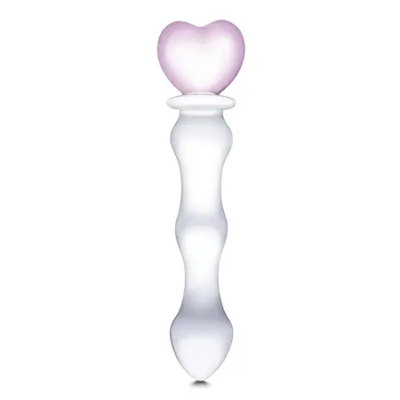 Glas Sweetheart Intimate Glass Model with Heart Handle 20.3 cm Pink