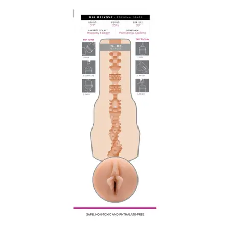 Fleshlight Girls Mia Malkova Lvl Up Intimate Sensation System