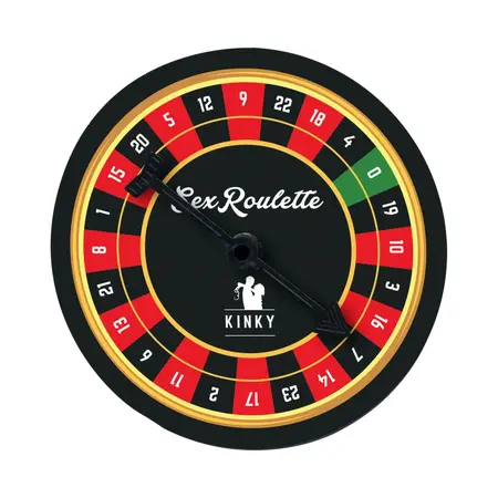 Tease & Please Sex Roulette Kinky Board Game, Multilingual, 24 Challenges