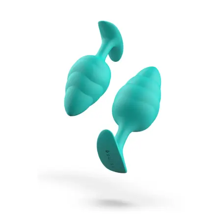 B Swish Bfilled Basic Plus Wave Intimate Plug Seafoam 10.8 cm Silicone
