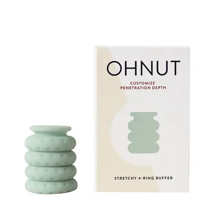 Ohnut Wider Soft Buffer Rings 4-Pack Sage - Adjustable Comfort System