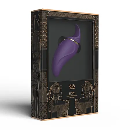 ZALO Hero Twilight Purple Clitoral Stimulator with PulseWave Technology
