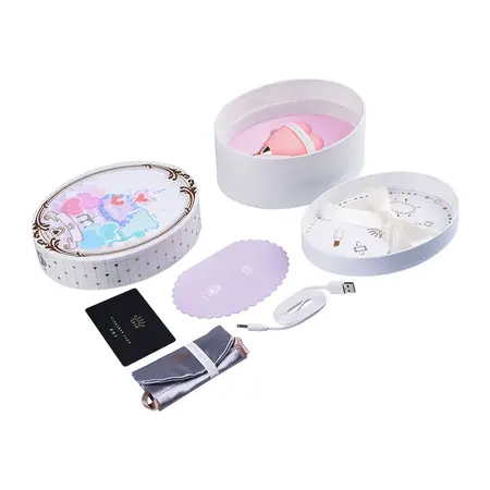ZALO Baby Heart Pink - App-Controlled Silicone Body Massager Strawberry