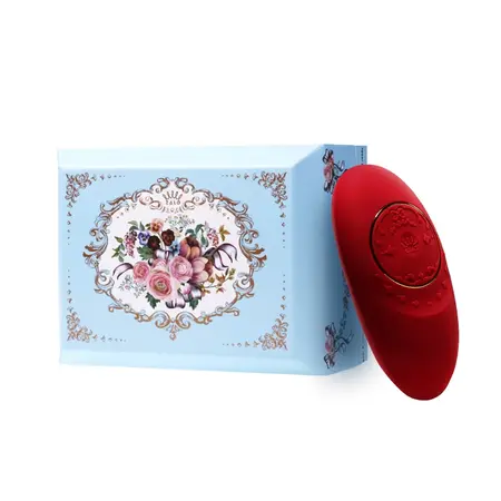 ZALO Jeanne Intimate Wellness Device Bright Red Bluetooth App 95mm