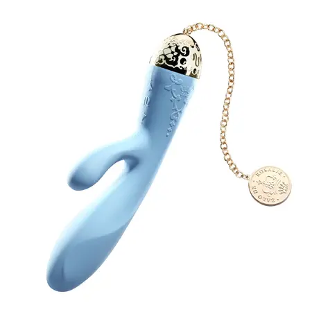 ZALO Rosalie Royal Blue - Dual Motor Silicone Intimate Device, App Control