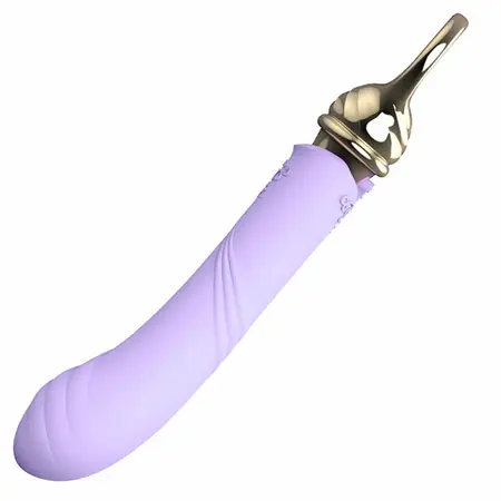 ZALO Courage Fantasy Violet - Flexible USB-Rechargeable Massager, Heated