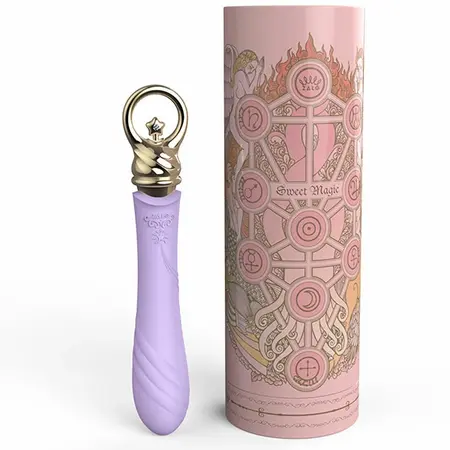 ZALO Courage Fantasy Violet - Flexible USB-Rechargeable Massager, Heated
