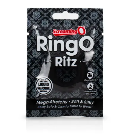Screaming O RingO Ritz Black - Premium Liquid Silicone Comfort Ring