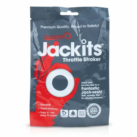 Screaming O Jackits Throttle Flexible Intimate Device SEBS Transparent