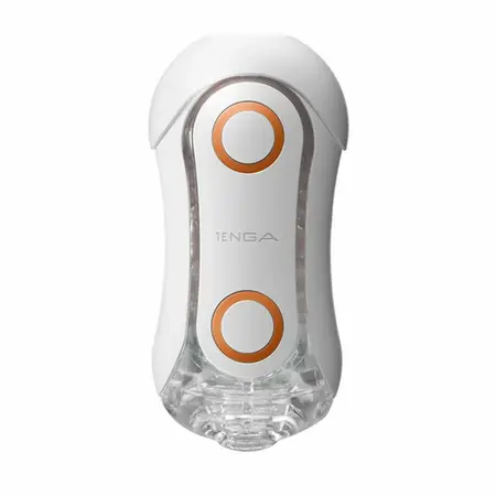 Tenga Flip Orb Orange Crash Intimate Device with Flexible Nodes