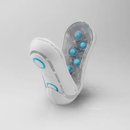 Tenga Flip Orb Blue Rush Innovative Intimate Device with Wave Textures