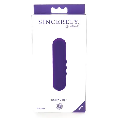 Sportsheets Sincerely Unity Vibe Intimate Device Purple Silicone