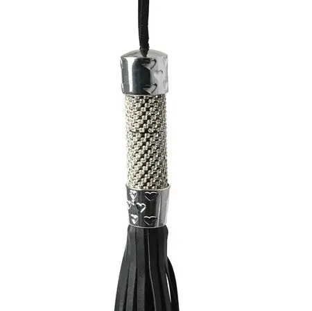 Sportsheets Sincerely Bling Flogger - Vegan Falls, Decorative Handle, 31cm