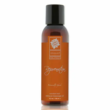 Sliquid Balance Massage Oil Rejuvenation 125ml - Mandarin & Basil Aroma