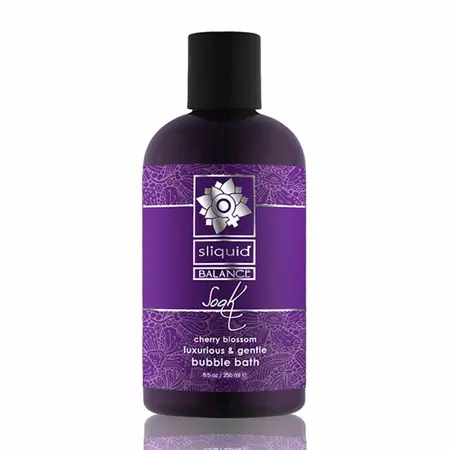 Sliquid Balance Soak Cherry Blossom Bath Foam 255ml - Vegan Formula