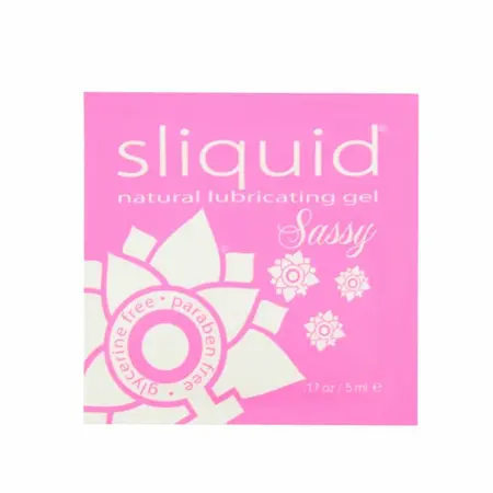 Sliquid Naturals Sassy Lubricant 5ml - Water-Based Formula Sample