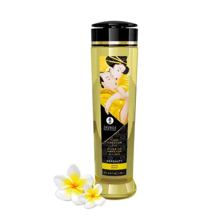 Shunga Serenity Monoi Massage Oil 250ml - Nourishing Formula