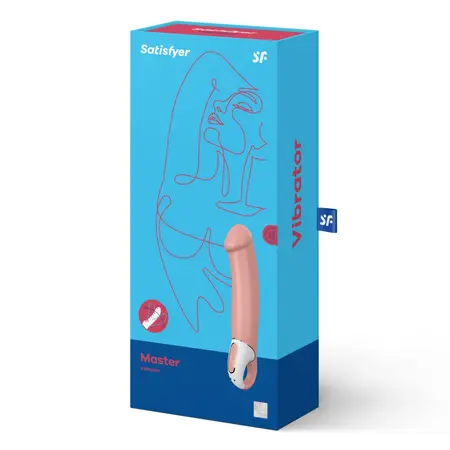 Satisfyer Master Rechargeable Intimate Device, Natural Shape, 22 cm