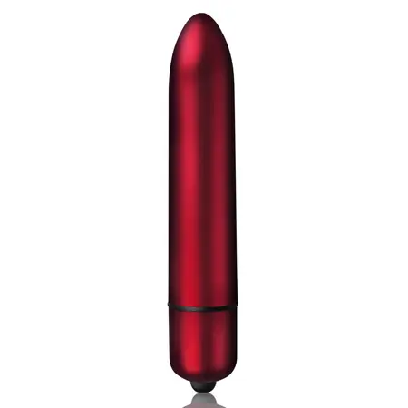Rocks-Off Rouge Allure Compact Vibrating Bullet, 10 Functions, Red