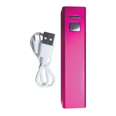 PalmPower Plug & Play Wand Massager Fuchsia 2600mAh USB Powerbank