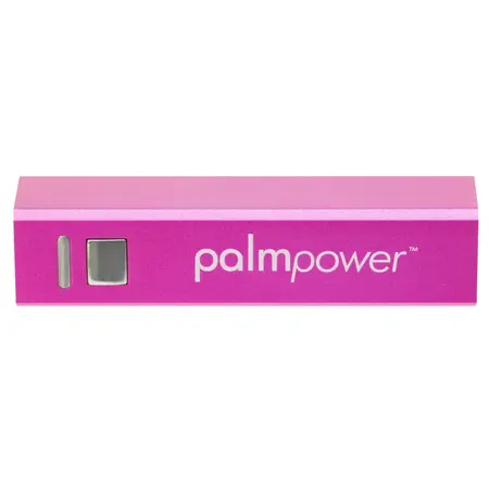 PalmPower Plug & Play Wand Massager Fuchsia 2600mAh USB Powerbank