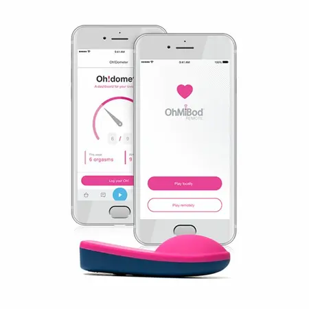 OhMiBod blueMotion Nex 1 Gen2 App-Controlled Wearable Massager Blue