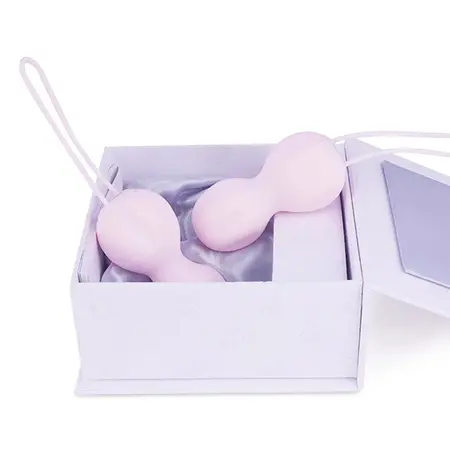Nomi Tang IntiMate Kegel Set Plus Sakura - Double Weighted System, Pink