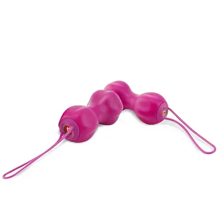 Nomi Tang IntiMate Kegel Set Plus Red Violet - Dual Weight Trainer Kit