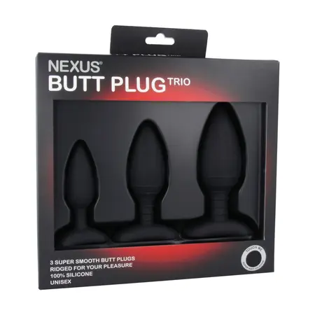 Nexus Trio Silicone Set - Graduated Intimate Plug Kit, 3 Sizes