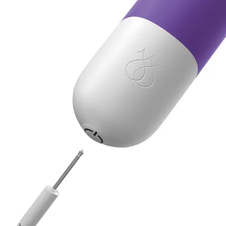 Jimmyjane Bullet Rechargeable Pocket Massager Purple - 7 Modes, Waterproof