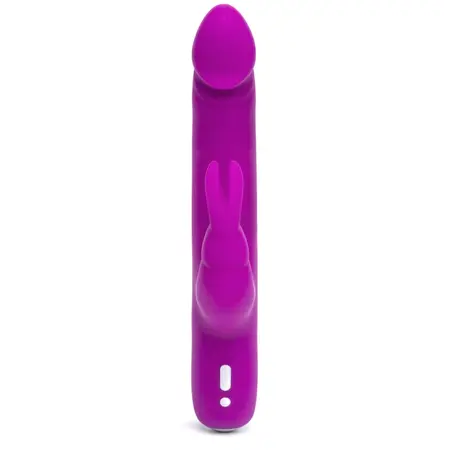 Happy Rabbit Realistic Slimline Intimate Device Purple Silicone USB