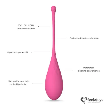 FeelzToys FemmeFit Pelvic Floor Muscle Trainer Set 6 Weights Silicone