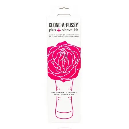 Clone-A-Pussy Plus Sleeve Kit Pink - Customizable Silicone Model Set