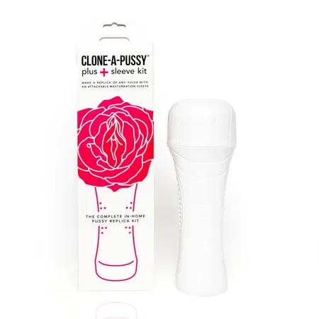 Clone-A-Pussy Plus Sleeve Kit Pink - Customizable Silicone Model Set