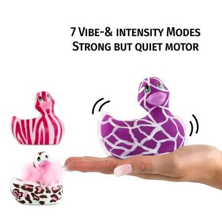 Big Teaze Toys I Rub My Duckie 2.0 Wild Safari Waterproof Massager