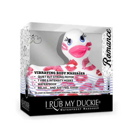 Big Teaze Toys I Rub My Duckie 2.0 Romance White-Pink Body Massager