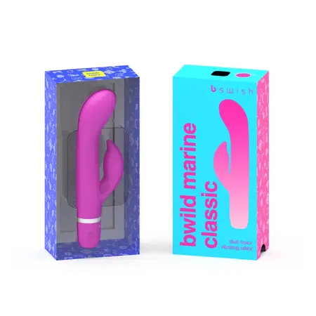 B Swish Bwild Classic Marine Cerise Dual-Motor Silicone Device 15.2cm