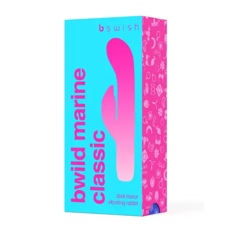 B Swish Bwild Classic Marine Cerise Dual-Motor Silicone Device 15.2cm