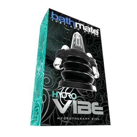 Bathmate HydroVibe Hydrotherapy Ring Black - Vibrating Water System