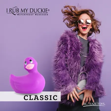 Big Teaze Toys I Rub My Duckie 2.0 Classic Purple Waterproof Massager