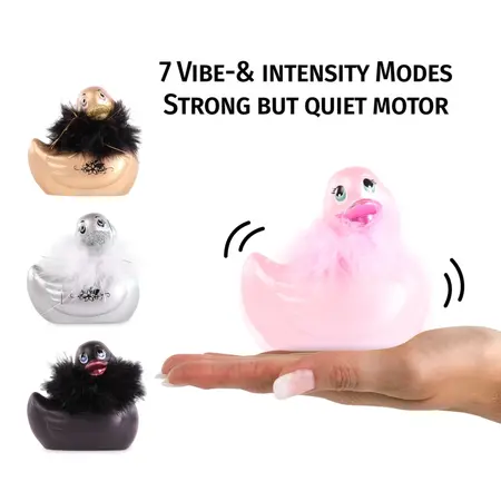 Big Teaze Toys I Rub My Duckie 2.0 Paris Pink Waterproof Massager